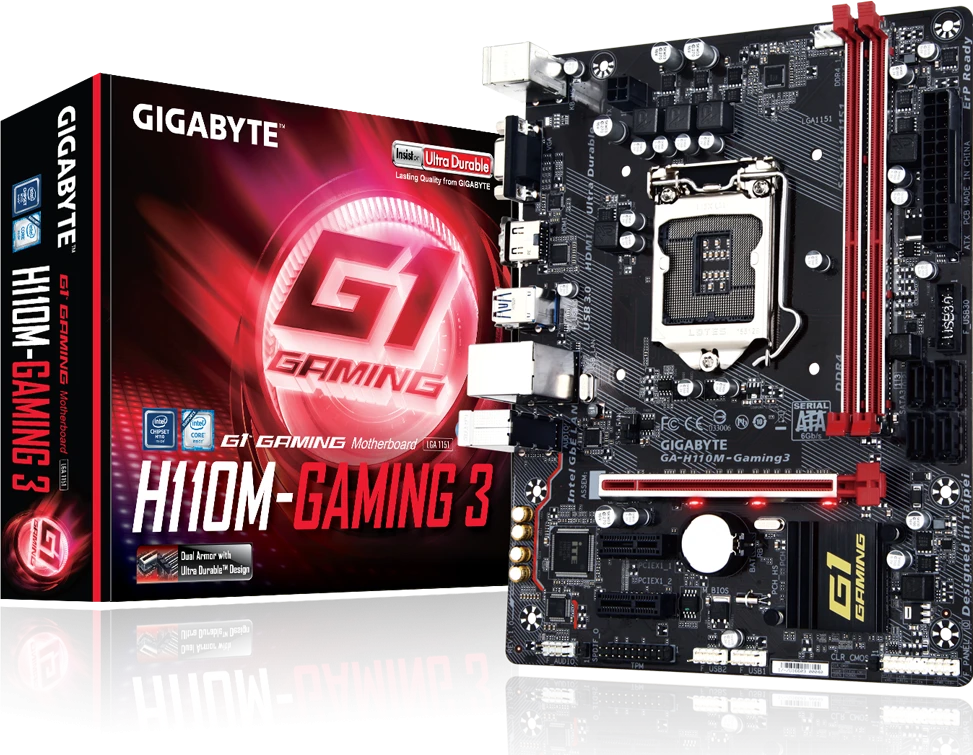 Gigabyte GA-H110M-Gaming 3 (Rev. 1.0)